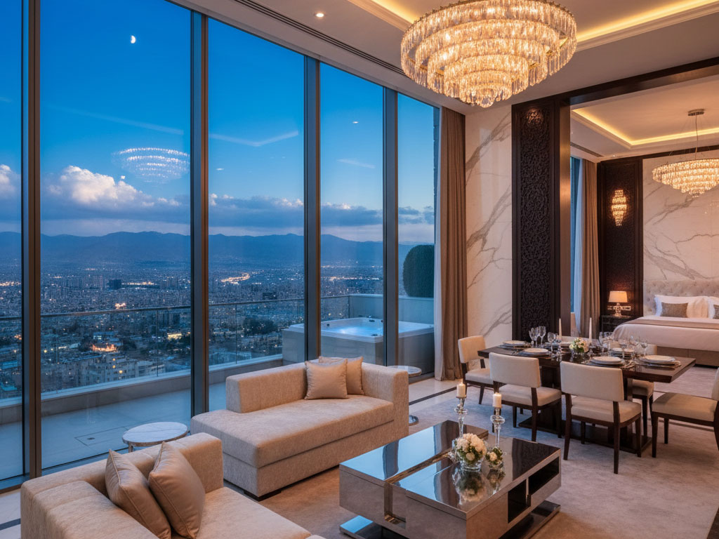 نگاهی از نزدیک به سوئیت پادشاهی هتل اسپیناس پالاس تهران