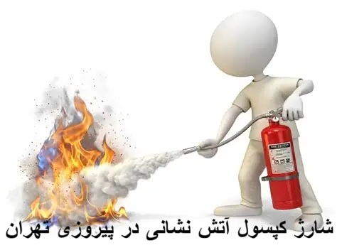 شارژ کپسول آتش نشانی در پیروزی تهران